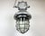 Large Industrial Cast Aluminum Cage Pendant Light, 1970s For Sale - Image 11 of 18