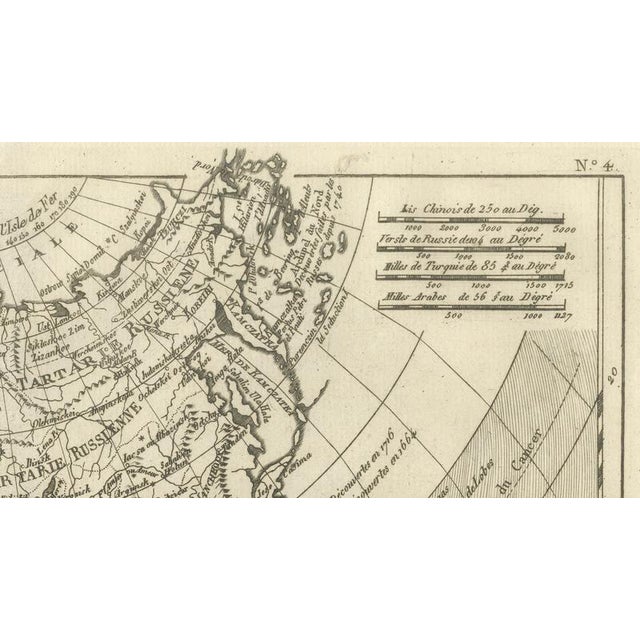 Antique Map by Rigobert Bonne, 1780 For Sale - Image 5 of 10