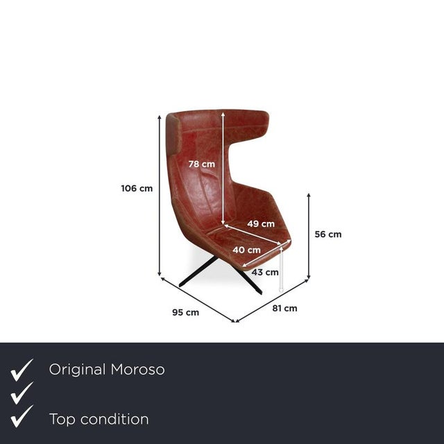 The Take A Line For A Walk chair by Moroso, designed in 2002 by Alfredo Häberli, is reminiscent of a commander's chair and...