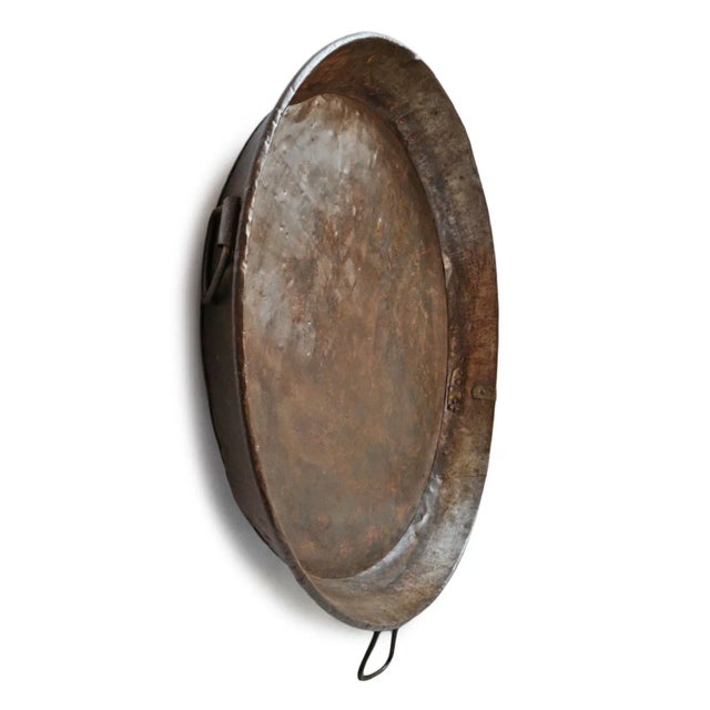 Mid 20th Century Iron Round Tray For Sale - Image 4 of 8