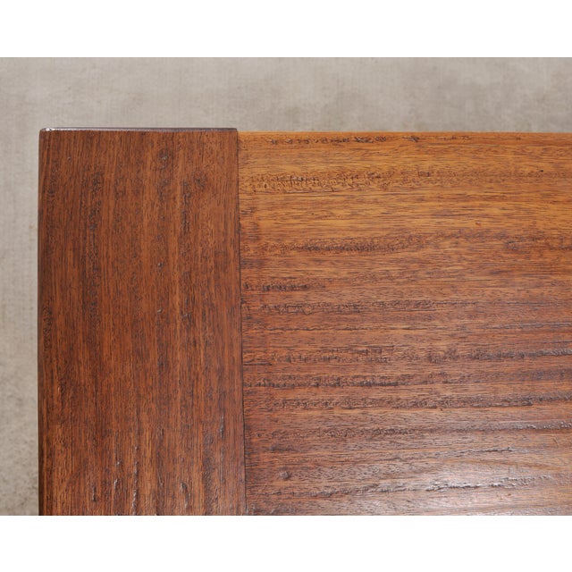 Country French Provincial Mahogany Farmhouse Dining Table 8 Ft For Sale - Image 15 of 18