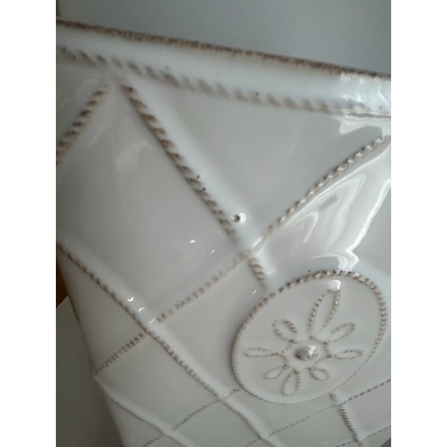 1990s Juliska Jardin Du Monde Waste Basket or Floor Vase. For Sale - Image 6 of 6