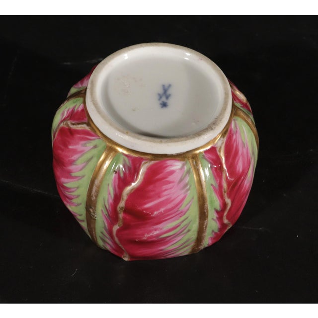 Red German Porcelain Cabbage Tureen and Cover, Marcolini Meissen For Sale - Image 8 of 10