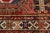 Brick Red Mid-Century Vintage Turkish Anatolian Hand-Knotted Wool Runner Rug in Terracotta & Indigo For Sale - Image 8 of 9