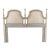 Mid-Century Queen Headboard Newly Painted Swedish Gustavian Style by Dixie For Sale
