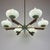 Mid-Century Chandelier with Teak and Murano Glass from Stilnovo, Italy, 1950s For Sale - Image 17 of 18