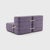 Contemporary Curt Modular Set - Flexible 2-Seater - Dama - 0039 (Lilac) by Ambivalenz, Set of 4 For Sale - Image 3 of 5