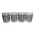 Vintage Pagliacci Opera-Themed Frosted Double Old Fashion Glasses--Set of 4 For Sale