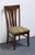 BASSETT FURNITURE Cherry Traditional American Empire Style Dining Side Chair 40" High 19" Wide 23.5" Deep Seat: 19" High...