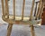 Antique Vernacular. Pair of 19thC Country Primitive Comb/Stick-Back Windsor Chairs With Original Green Paint For Sale In San Diego - Image 6 of 14