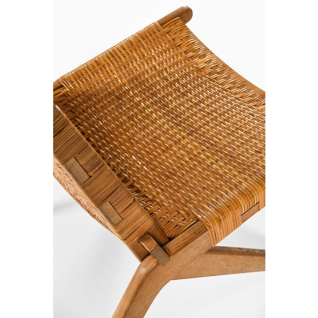 Easy Chairs in Cane and Oak from Preben Thorsen, 1957, Set of 2 For Sale - Image 4 of 13