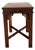 1980s Vintage Lane Altavista Chinese Chippendale Mahogany Accent Table MCM 988 For Sale