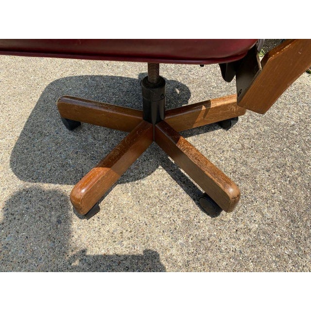 Mid-Century Office Task Chair For Sale - Image 4 of 4