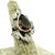 1970s Italian Smoky Topaz & Diamond Ring in Silver and 14k Gold, Size 8 For Sale - Image 9 of 11