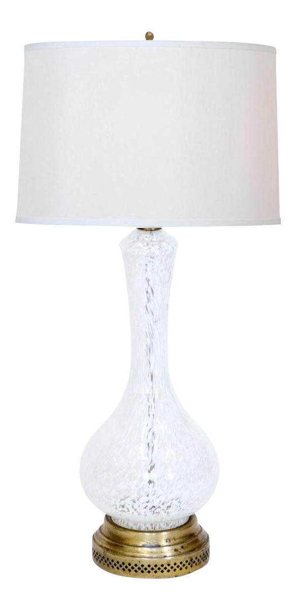 glass vase lamp