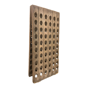 Late 19th Century French Champagne Oak Riddling Rack