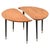 Brown Side Tables in Brass, Lacquer and Pine from Svensk Fur, 1950s, Set of 2 For Sale - Image 8 of 8