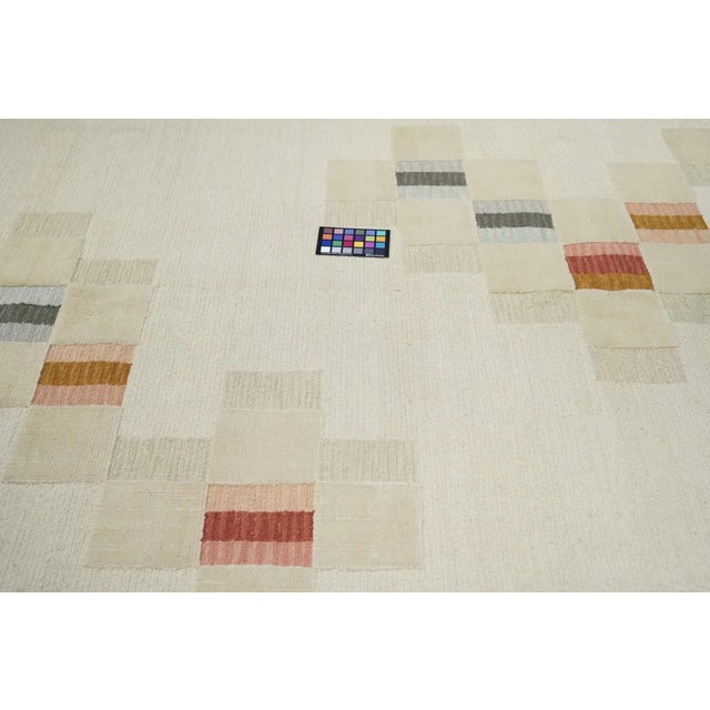 Cream Sumak Rug 8' X 10' For Sale - Image 8 of 11