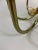 Late 20th Century Oversized Brass Sculptural Loop Table Lamp With Shade For Sale In New York - Image 6 of 11