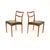 Mid-Century Modern Danish Teak and Leather Chairs by Henry Klein for Bramin, 1960s, Set of 2 For Sale - Image 3 of 11