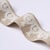Contemporary SAMPLE - Schumacher Noelia Embroidered Tape In Natural For Sale - Image 3 of 3