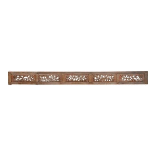 Antique Carved Rustic Wall Art Panel For Sale