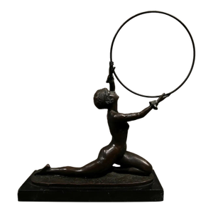 Mid 20th Century Acrobat Performer Sculpture - Ferdinand Preiss