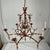 1960s Whimsical Chinoiserie Faux Bamboo Monkey Chandelier With Black Teardrop Accents For Sale - Image 10 of 16