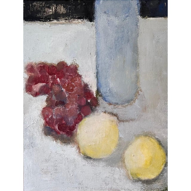 American Betsy Podlach, Fruit Still Life Oil Painting Betsy Podlach American Post Feminist Modernist Art For Sale - Image 3 of 11