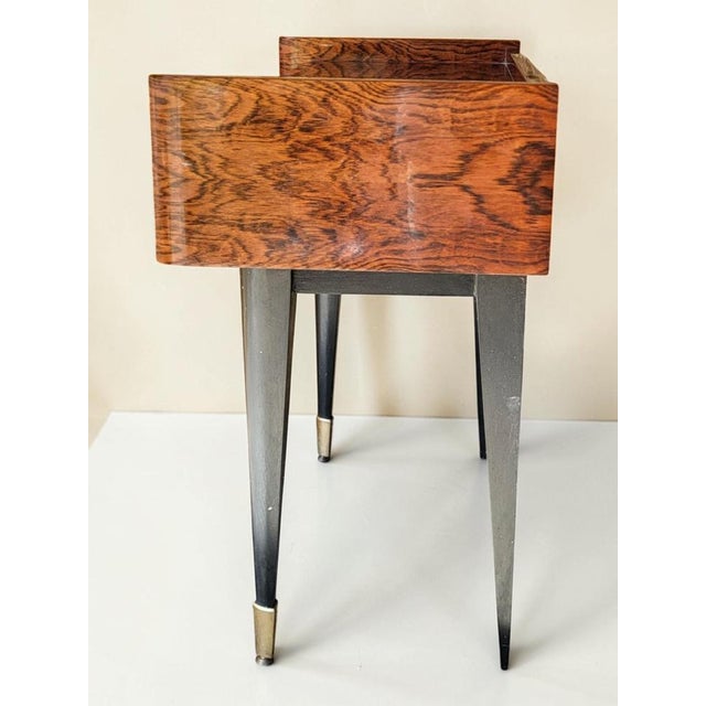 Vintage Rosewood Bedside Table, 1960s For Sale - Image 6 of 13