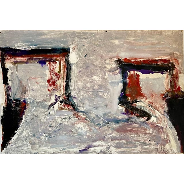 Tom Lieber, Large Abstract Expressionist Color Monotype, Oil Painting Tom Lieber, 1986 For Sale - Image 13 of 13