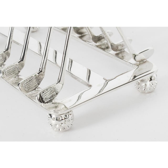 Silver Vintage Silver-Plated Toast Rack, 1980s For Sale - Image 8 of 15