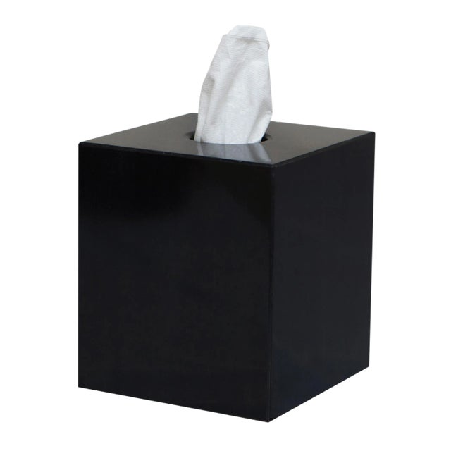 Black Marble Tissue Box Holder For Sale
