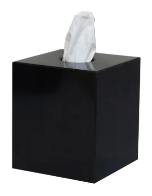 Black Marble Tissue Box Holder
