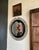 Vintage Round Wicker Sunburst Wall Mirror For Sale - Image 10 of 13