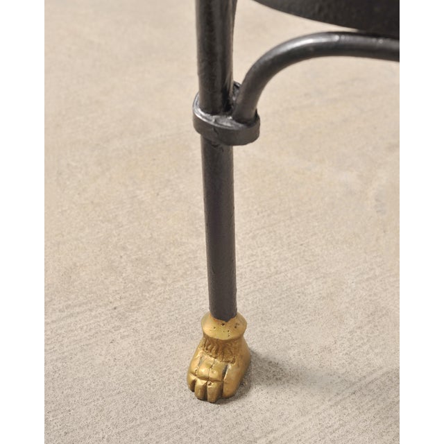 Pair of Bronze Lion's Head Lounge Chairs After Diego Giacometti For Sale - Image 15 of 18