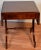 1920 Heritage Henredon Regency Mahogany & Leather Top Drop-Leaf Pembroke Table For Sale - Image 6 of 12