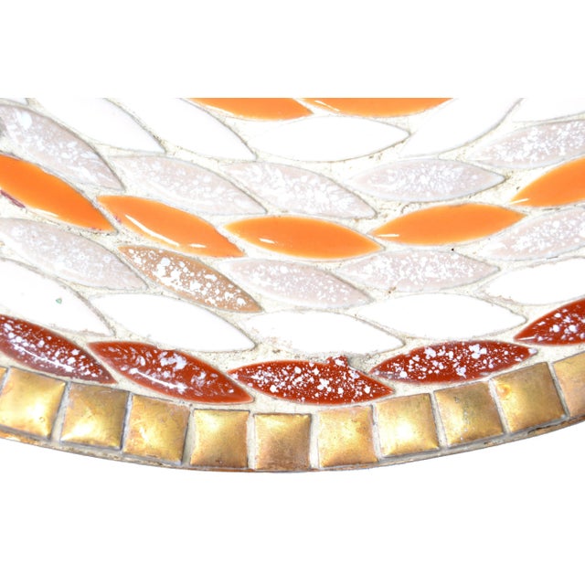 Vintage Mirro Aluminum Decorative Plate For Sale - Image 9 of 10