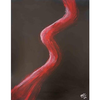 Anna Maria Caboni, Red Kaminari, Acrylic by Anna Maria Caboni, 2026, Acrylic For Sale