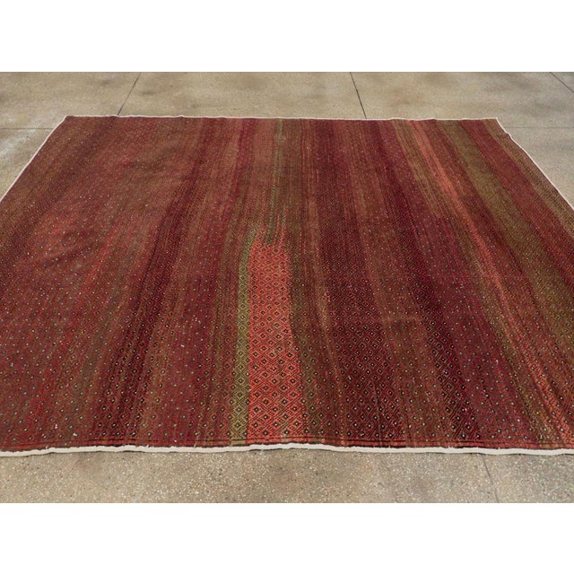 Textile Galerie Shabab Collection Mid-20th Century Handmade Turkish Anatolian Small Room Size Carpet For Sale - Image 7 of 10