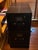 Modern Black Leather Wrapped Office File Cabinet For Sale - Image 3 of 8