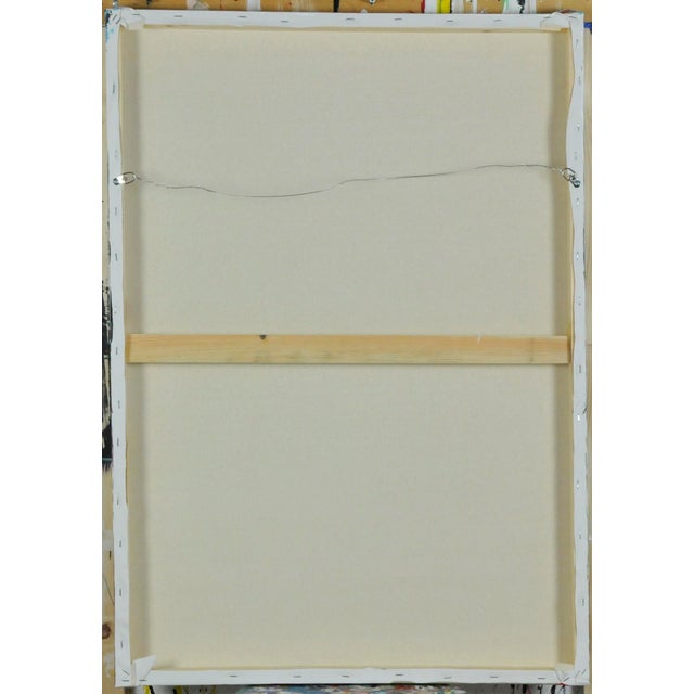 An original abstract acrylic on canvas painting on canvas by contemporary Abstract Expressionist artist Robbie Kemper...