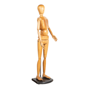 Mid Century Danish Artists Life Size Articulated Model Mannequin