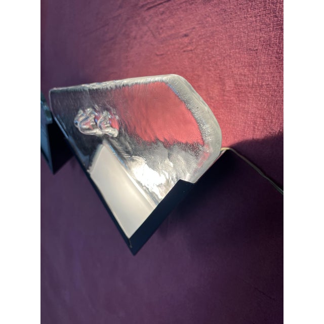 Murano Glass Wall Lamps, 1970s, Set of 2 For Sale - Image 11 of 18