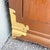 Vintage Chinese Wooden Highboy Armoire With Gold Accents For Sale - Image 10 of 10