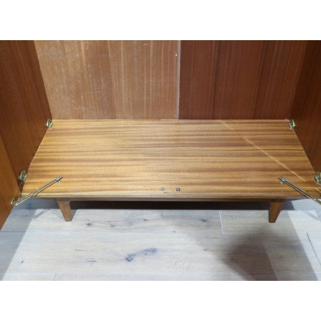 Mid Century Modern Vintage Teak Butilux Armoire Wardrobe For Sale - Image 11 of 13