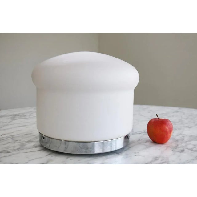 1970s Table Lamp Lamp in Satin Opal Glass from Staff, 1970s For Sale - Image 5 of 8