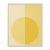 Mid-Century Modern Modern Yellow Forever by Stephanie Henderson in Natural Frame, Small Art Print For Sale - Image 3 of 3