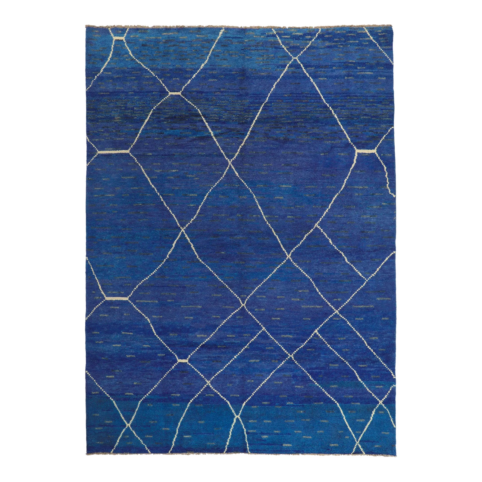Vintage Blue Moroccan Style Rug 09'05 X 12'11 Chairish