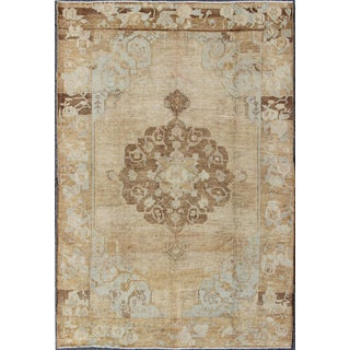 Keivan Woven Arts, Tu-Ars-433, Vintage Turkish Kars Rug- 7′5″ × 10′8″ For Sale